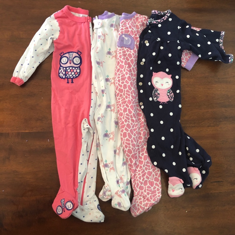 Cotton Footie pajama bundle